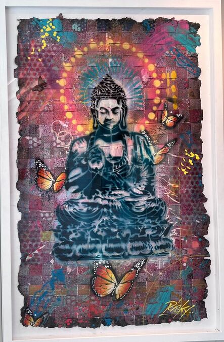 RISK, ‘Buddha with Butterflies’, 2020