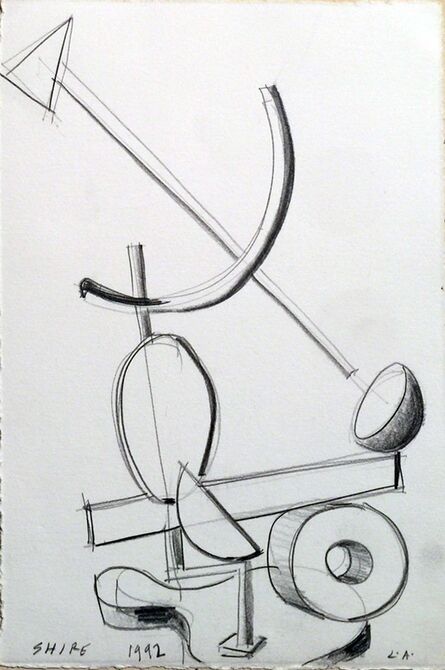 Peter Shire, ‘Untitled (Drawing for a solo sculpture exhibition at the David Lawrence Gallery 1992) Original Drawing’, 1992