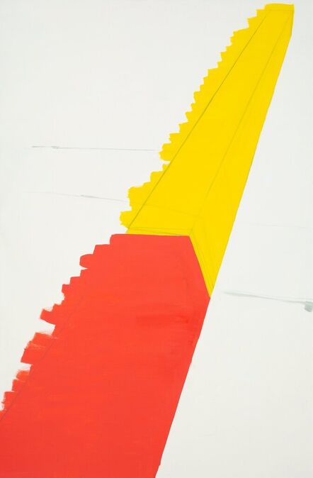 Koen van den Broek, ‘Yellow and Red Border #4’, 2001