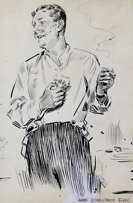 James Montgomery Flagg, ‘Gentleman in Partial Evening Dress’, 20th Century