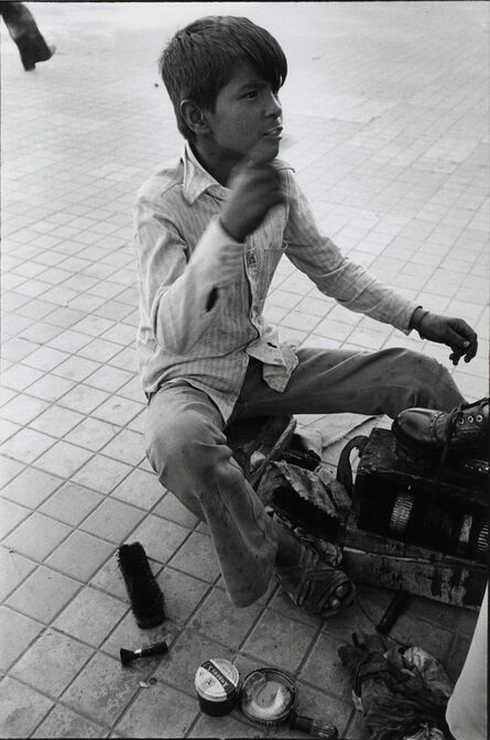 Danny Lyon, ‘Tepic Shoeshine, Mex. ’, 1978