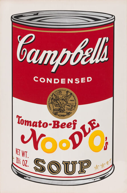 Andy Warhol, ‘Tomato-Beef Noodle O's, from Campbell's Soup II (F. & S. 61)’, 1969
