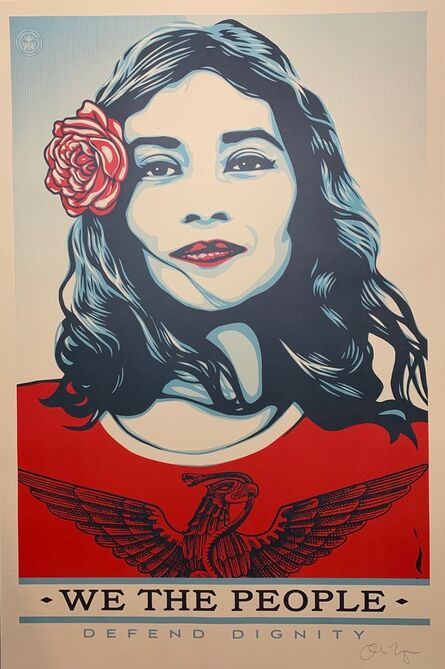 Shepard Fairey, ‘Defend Dignity 2017 "We The People" Signed Edition ’, 2017