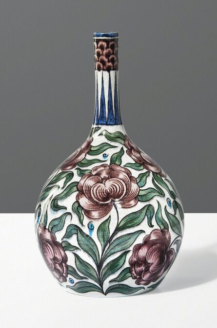 William De Morgan, ‘An early Fulham Period Persian vase’, 1888-97