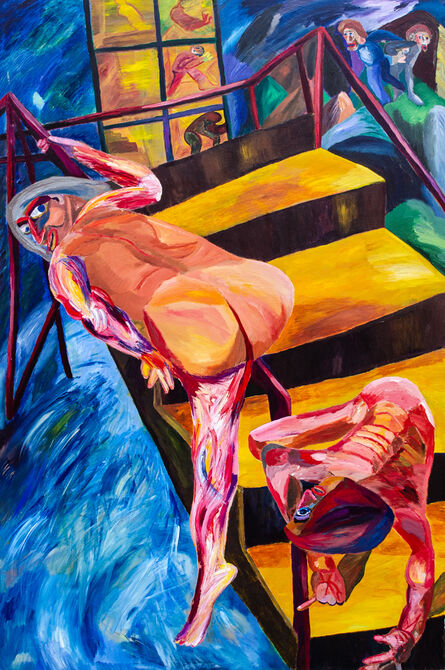 Robert Kippur, ‘Untitled (Nude Staircase)’, ca. 1985
