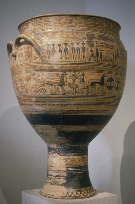 Attributed to the Hirschfield Workshop, ‘Funerary Krater’, ca. 750-735 B.C.