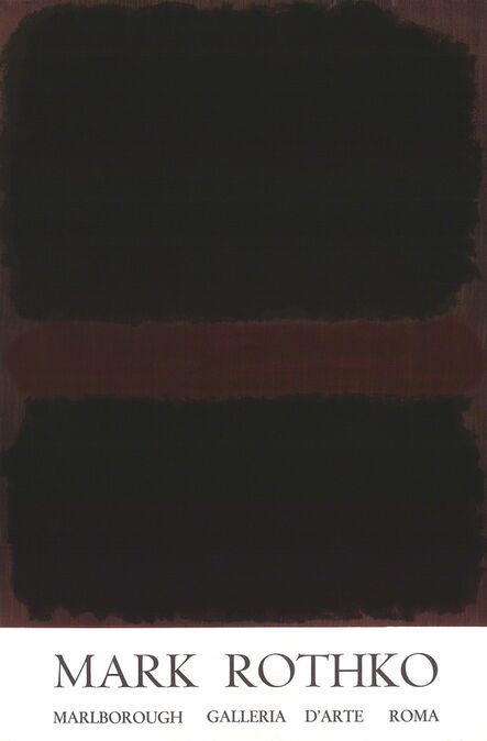 Mark Rothko, ‘Marlborough Galleria D'arte Roma’, 1970