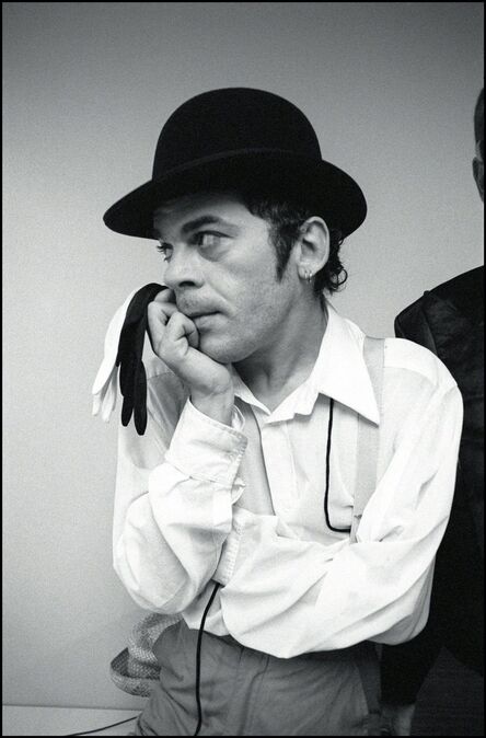 David Corio, ‘Ian Dury backstage at Brighton Top Rank, Brighton, UK’, 1980