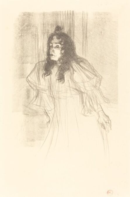 Henri de Toulouse-Lautrec, ‘Miss May Belfort Bare-Headed (Miss May Belfort en cheveux)’, 1895