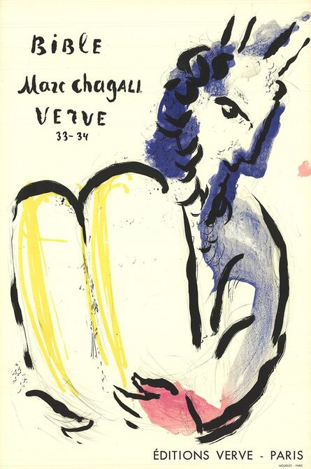 Marc Chagall, ‘Bible Verve’, 1956