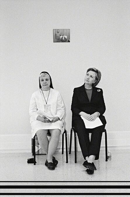 Diana Walker, ‘Senator Hillary Clinton with Felician Nun Sister Johnice, New York’, 2006