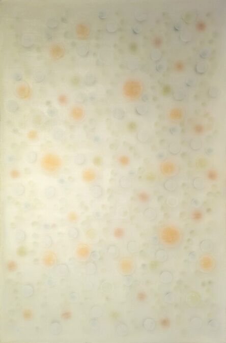 McKay Otto, ‘"No. 2125P" Contemporary Orange & Green Semi-Transparent Mixed Media Painting’, 2002