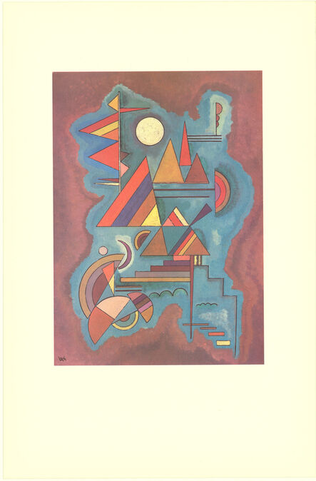 Wassily Kandinsky, ‘Cut-out Blue and Red and Yellow’, 1990