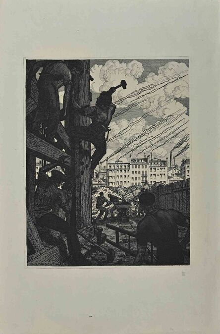 Georges Henri Tribout, ‘Men at Work ’, 1943