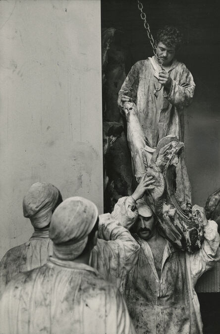 Henri Cartier-Bresson, ‘Butcher at Saint-Honore market place, Rue Danielle-Casanova, Paris’, 1968