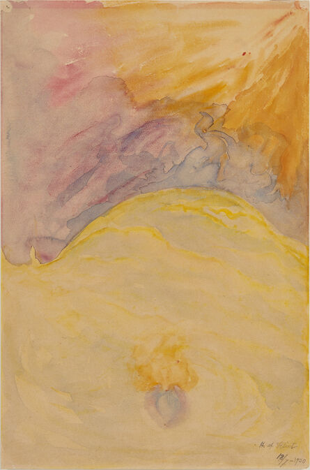 Hilma af Klint, ‘Fiery Flames (Eldslågor)’, 1930