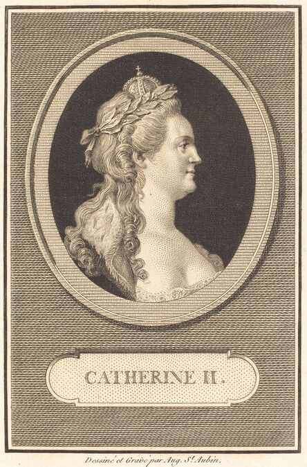 Augustin de Saint-Aubin, ‘Catherine II’, 1802