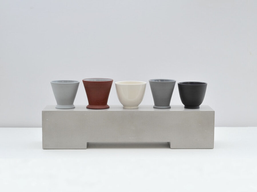 Five Cups on a Ground