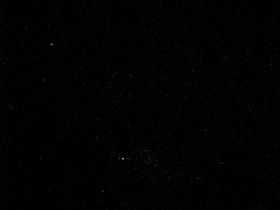 The sky the night we walked on the moon