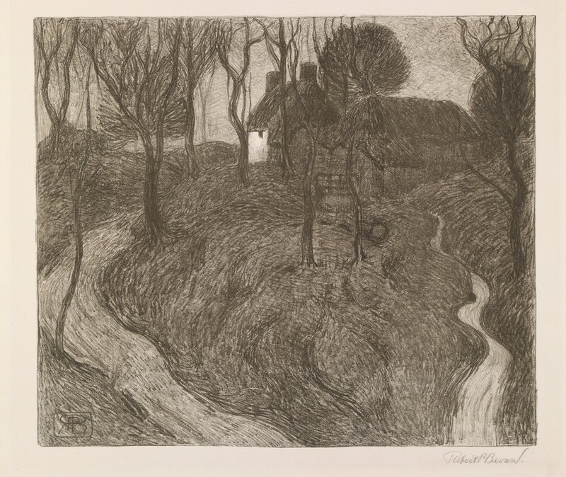 Robert Bevan, ‘Hawkridge’, 1900, Print, Lithograph on paper, The Fine Art Society