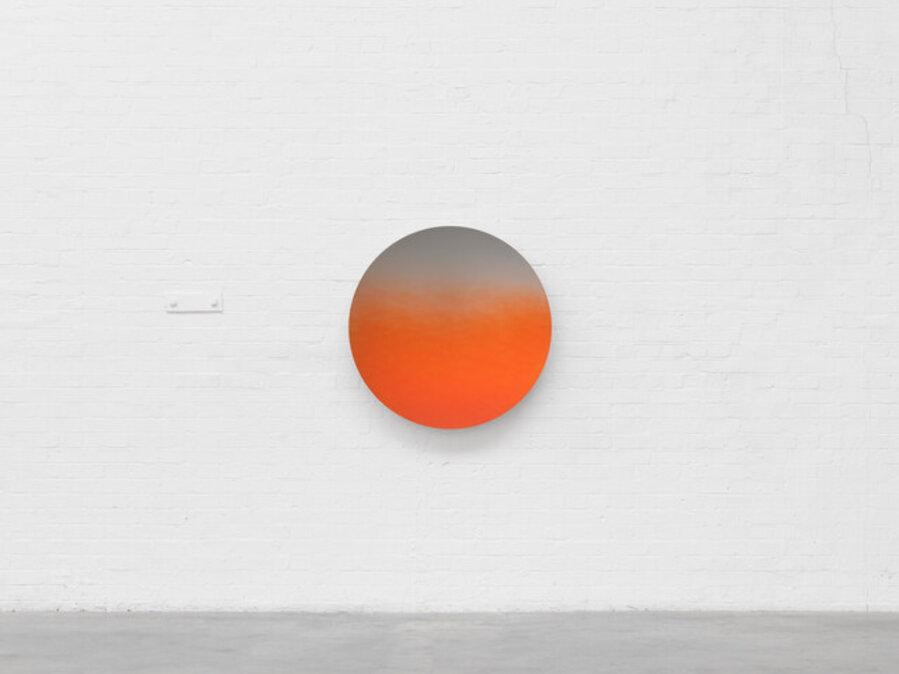 Tangerine to Clear satin