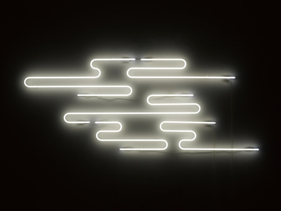 Neon forms (resembling clouds...)