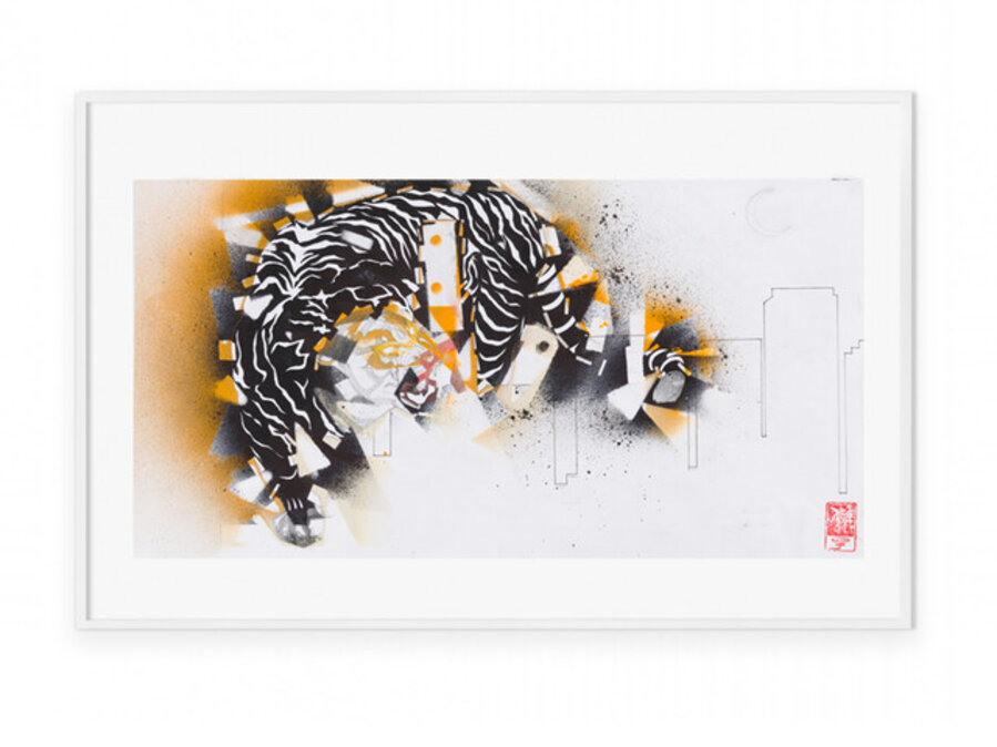 Study for “Midnite Alley Cat“(Cat)