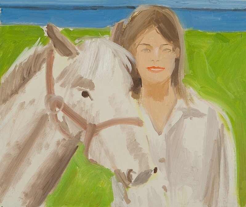 Alex Katz, ‘Jean and Mare’, 1976, Painting, Oil on board, Aste Boetto