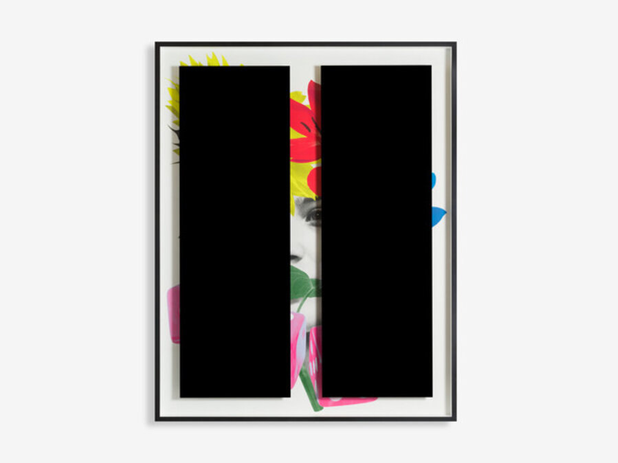 Black Bars: Déjeuner No 11 (Girl with sunflowers, lilies and dice)