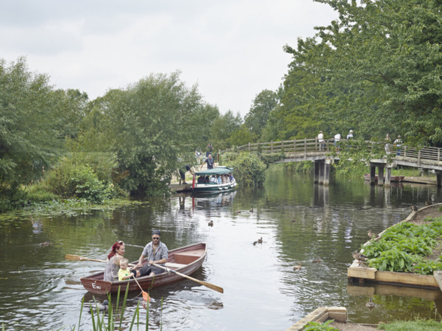 River Stour at Flatford, East Bergholt, Suffolk, 20 July