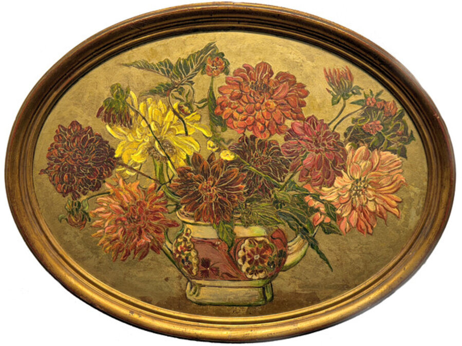 Dahlias and Lustre