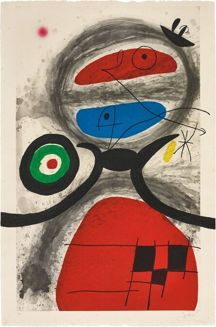 Joan Miró, ‘L'Aïeule devant la mer (Grandmother Before the Sea)’, 1969