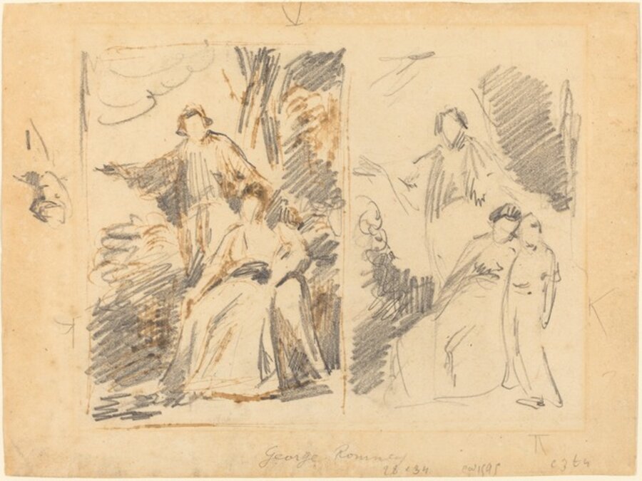 Two Studies for a Family Portrait