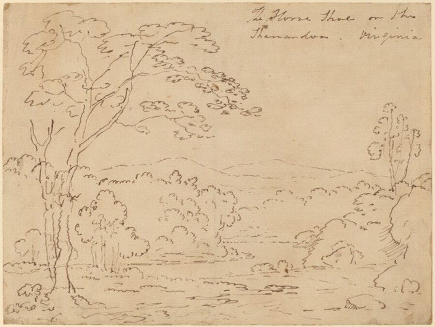 The Horse Shoe on the Shanandoa (sic), Virginia