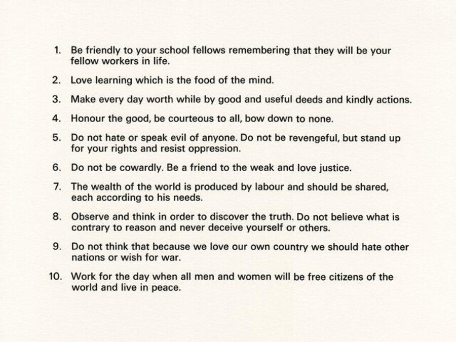 Precepts (Socialist Fellowship)