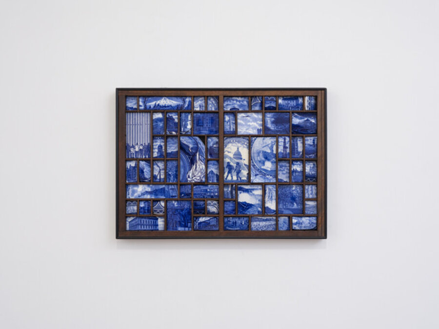 Cumbrian Blue(s), New American Scenery, Souvenirs, Collage No.1