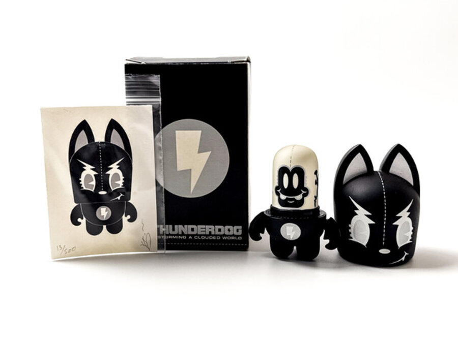 Thundermutt Designer Toy & Mini-Print (Signed & Doodled)
