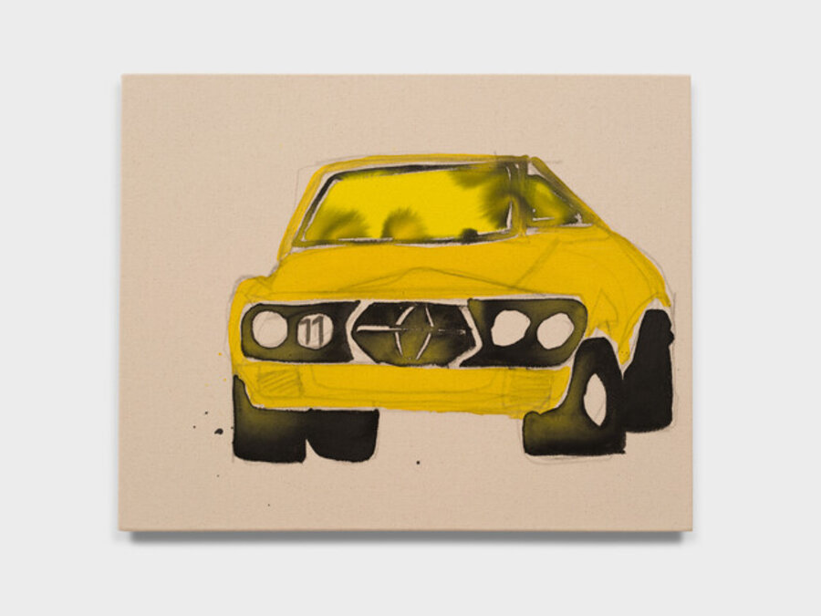 Yellow Ford Torino