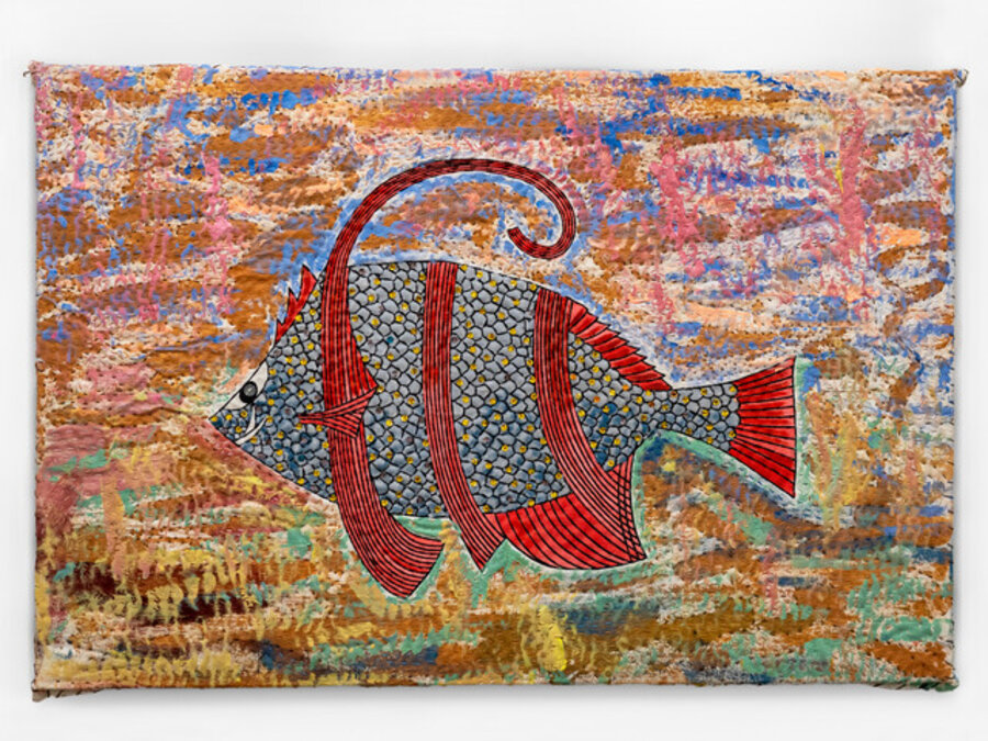 Magenta-striped fish