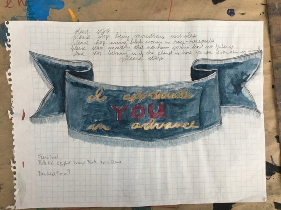 I Appreciate You (Fabrication Sketch)