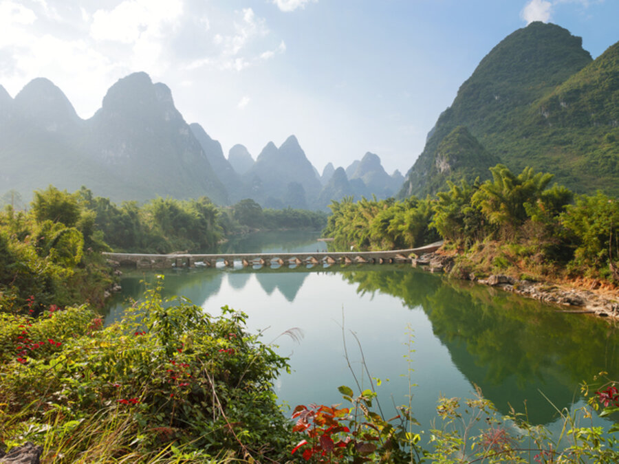 Yishan Island, The Bridge (Ten Thousand Waves)
