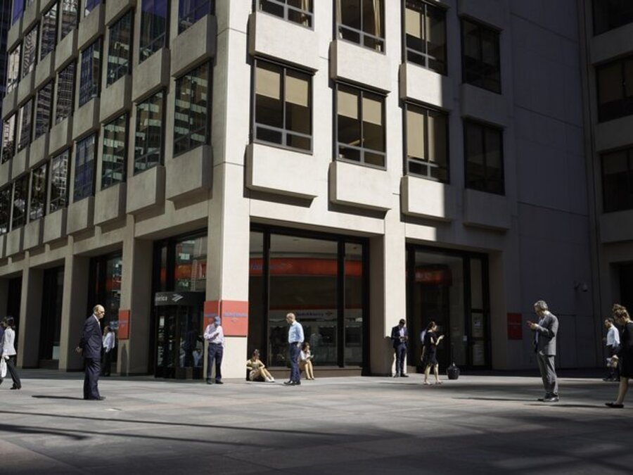AUTUMN (Return of the Herd), Bank of America, 345 Park Avenue