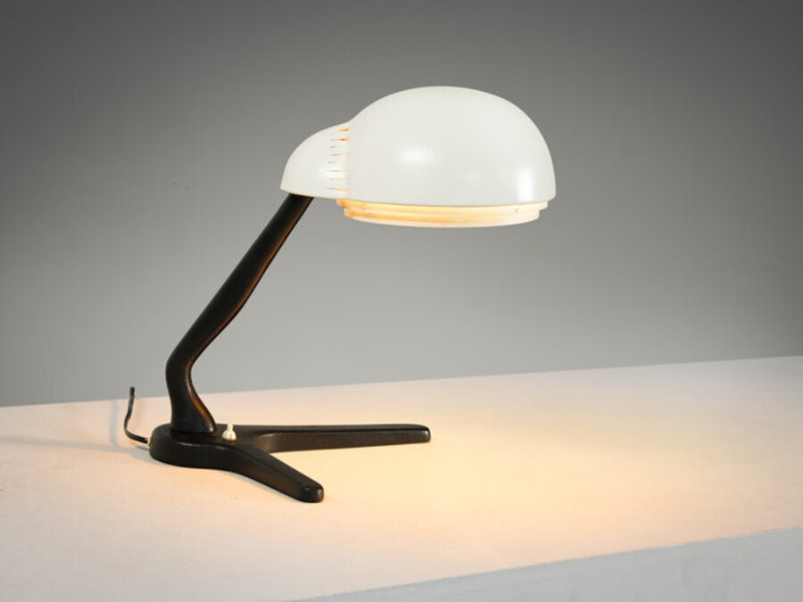 Alvar Aalto for Valaistustyö Ky ‘A704’ Table Lamp with White Shade