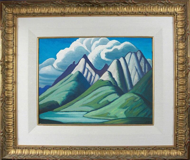 Lawren Stewart Harris, ‘Mountain Sketch VII’, 1928, Painting, Oil on Panel, Oeno Gallery