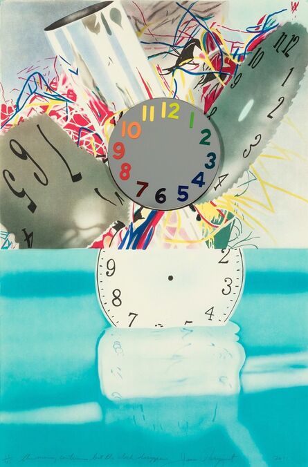 James Rosenquist, ‘The Memory Continues but the Clock Disappears’, 2011