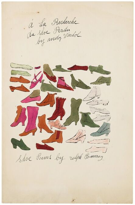 Andy Warhol, ‘A La Recherche du Shoe Perdu’, circa 1955