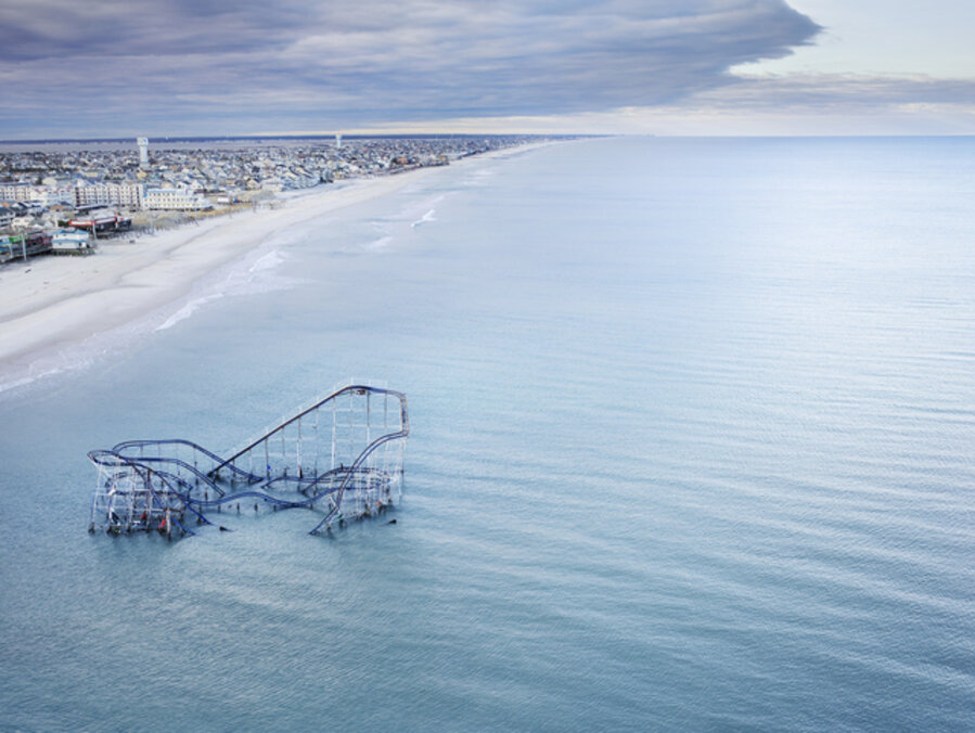 Seaside Heights, New Jersey, Hurricane Sandy, 2012