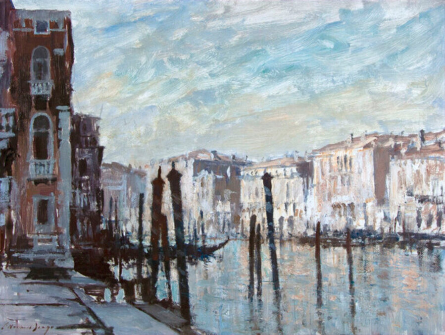 Mooring Posts, Grand Canal, Venice