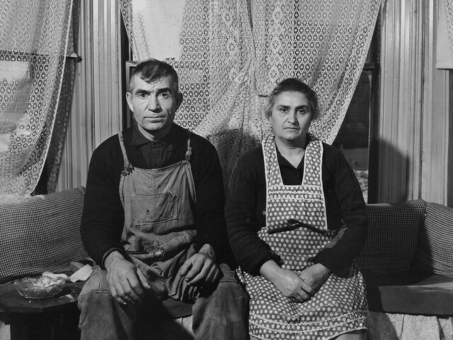 American Farmer and His Wife, Connecticut, 1941