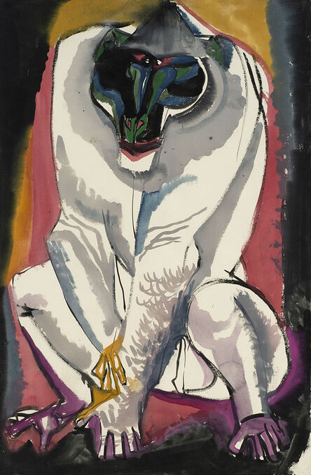 Janos Hajnal, ‘Untitled (Monkey)’, 1957